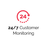 24x7 Customer Monitoring 365 Days