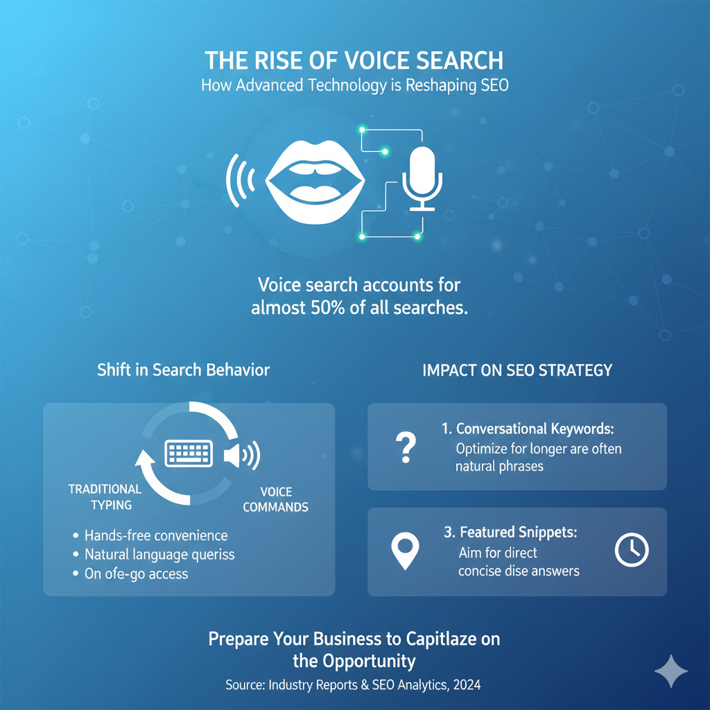 Voice Rise Abstract The Rise Of Voice Search - ERS IT Solutions